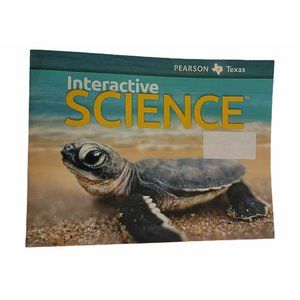 Interactive Science Pearson Texas Kinder 2015 Workbook School Class No Writing